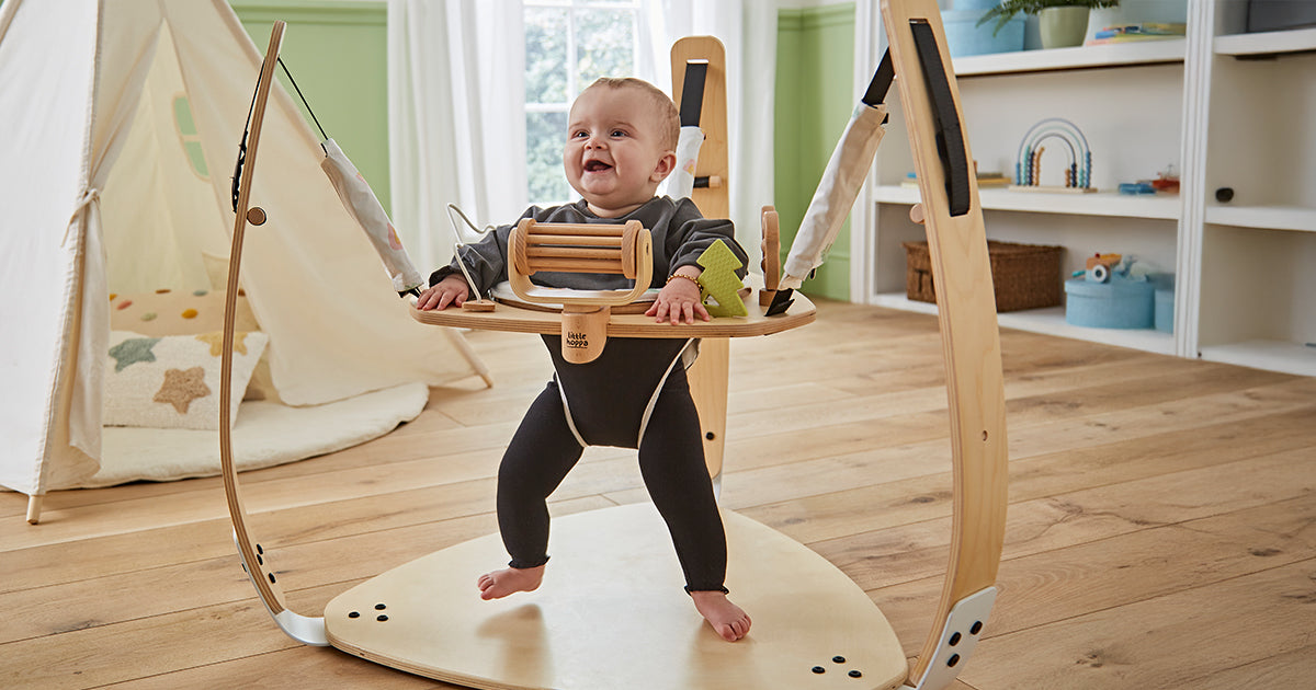 The Advantages of a Wooden Baby Bouncer | Little Hoppa