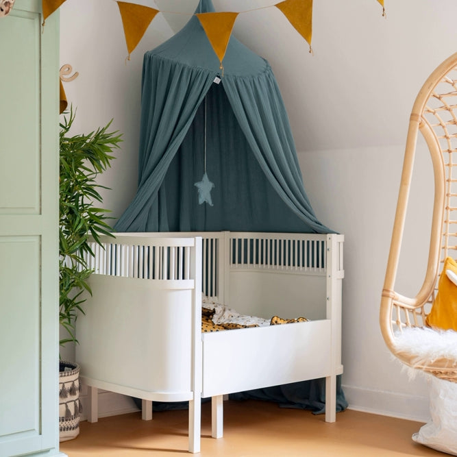 A twin bedroom nursery tour  - Mustard, sage and natural nursery goals