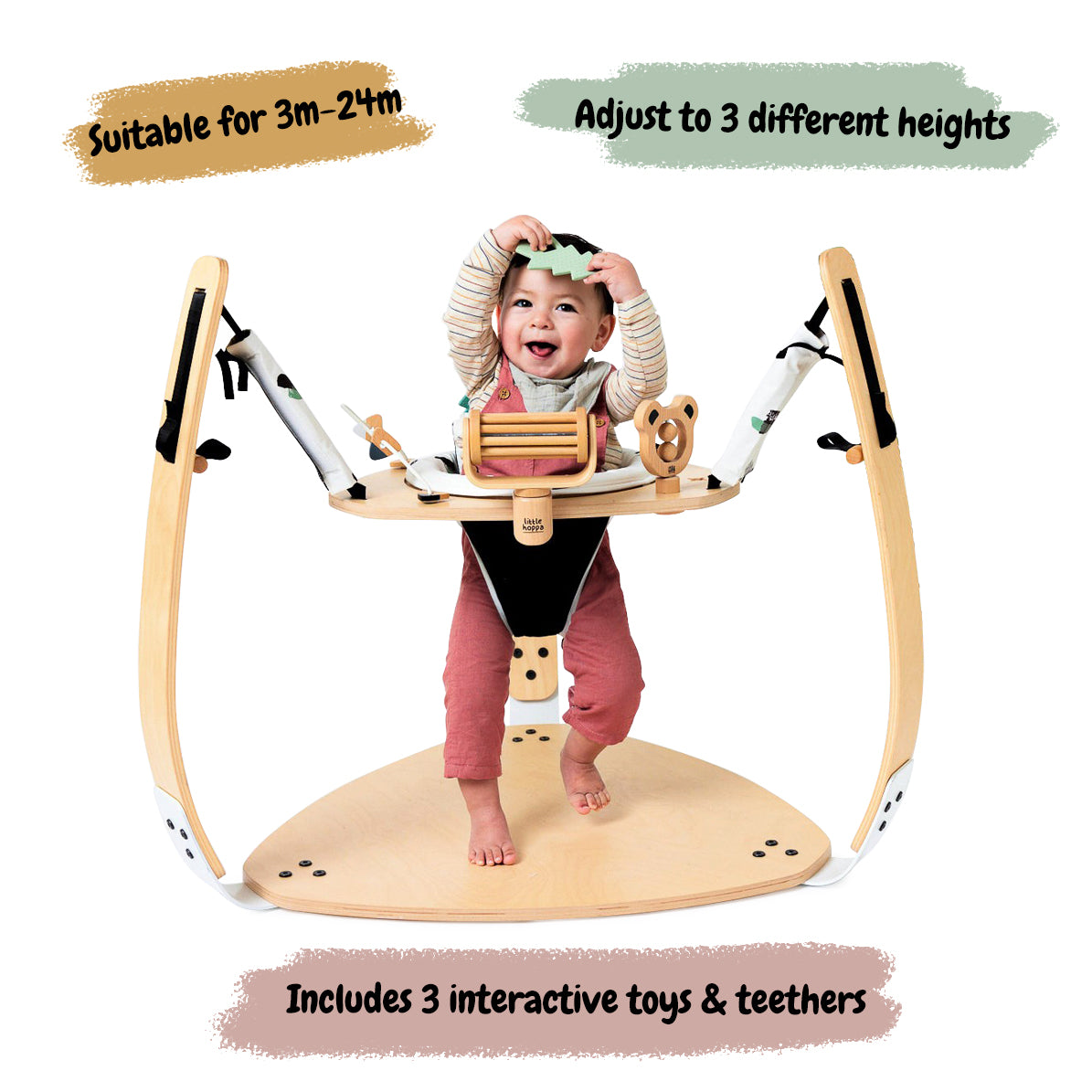 Little Hoppa® Wooden Baby Bouncer