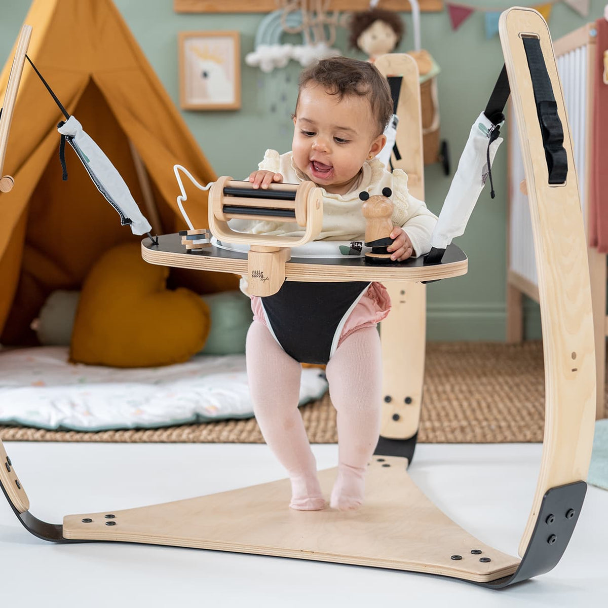 Little Hoppa® 3in1 Baby Gym, Baby Bouncer & Activity Table