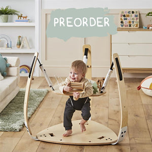 Little Hoppa ® 3-in-1 Wooden Baby Gym, Bouncer and Activity Table