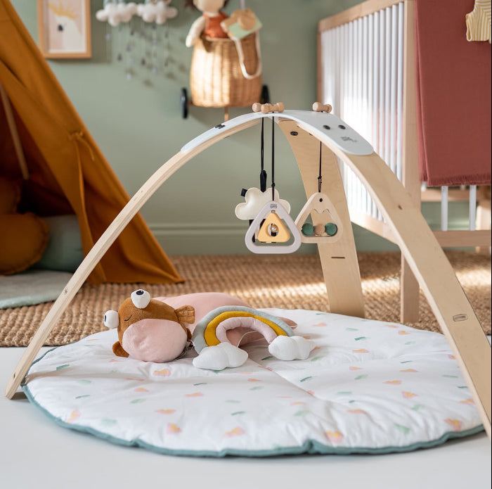 Little Hoppa ® 3-in-1 Wooden Baby Gym, Bouncer and Activity Table