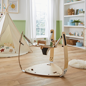 Little Hoppa ® 3-in-1 Wooden Baby Gym, Bouncer and Activity Table