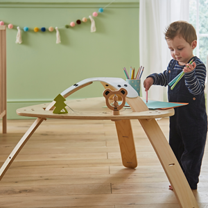 Little Hoppa ® 3-in-1 Wooden Baby Gym, Bouncer and Activity Table