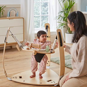 Little Hoppa ® 3-in-1 Wooden Baby Gym, Bouncer and Activity Table